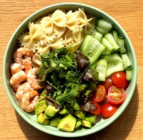 БОУЛ паста креветка