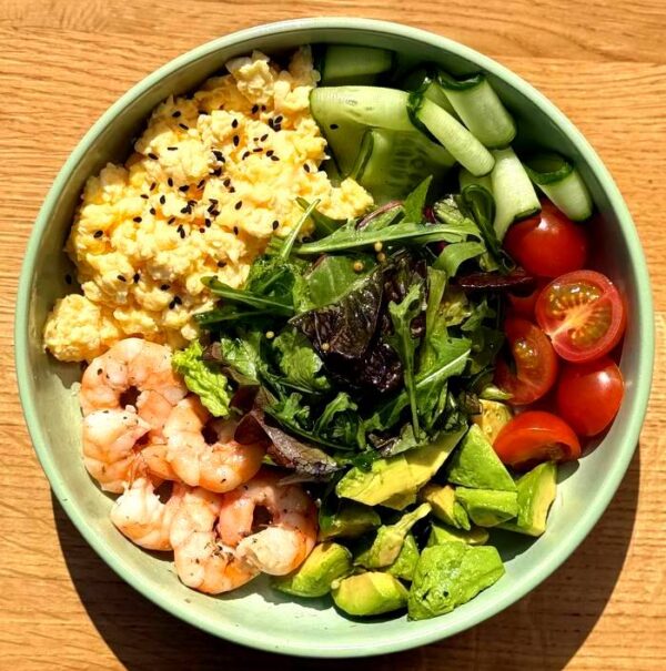 БОУЛ скрембл креветка